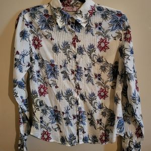 Floral button down